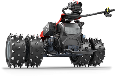 Aebi CC 161 von hinten